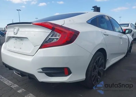 2021 Honda Civic Sport z USA, uszkodzony, nr VIN 2HGFC2F87MH559154